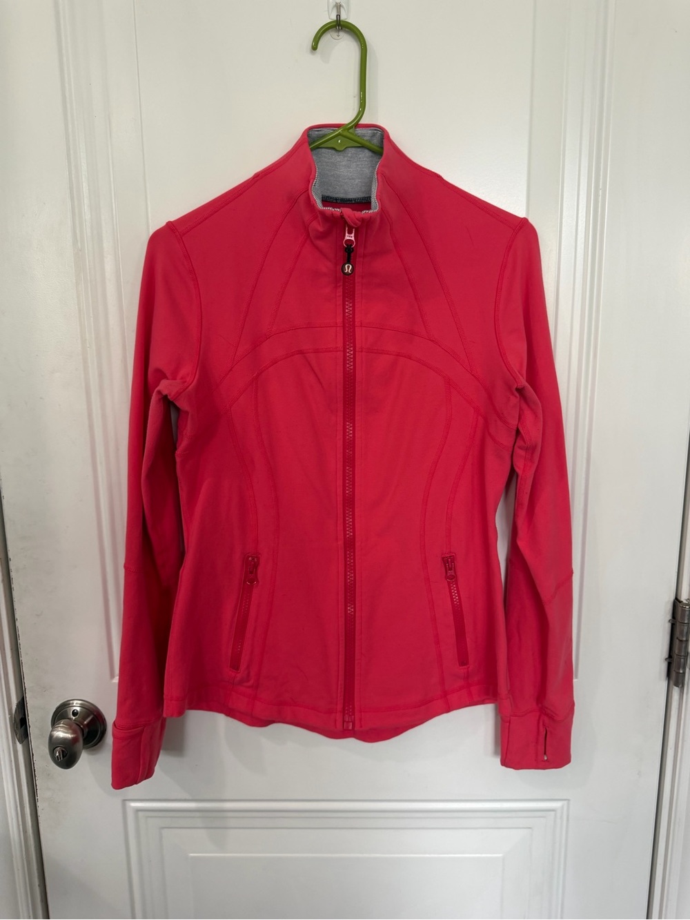 Women's Hot Pink Zip-Up Active Jacket